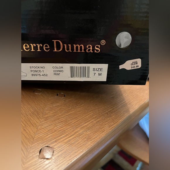 New Pierre Dumas Leopard Print Ankle Boots - Picture 4 of 4